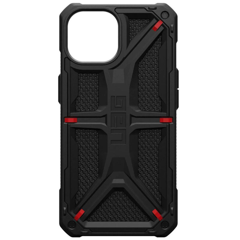 Husa iPhone 15 Plus UAG Monarch, Kevlar Black