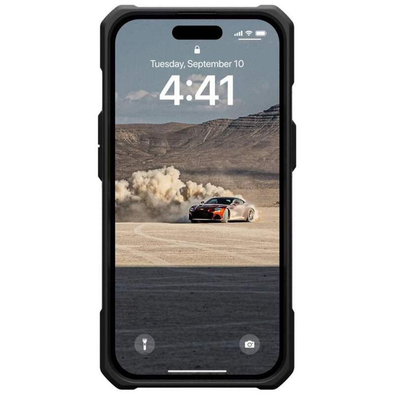 Husa iPhone 15 Plus UAG Monarch, Kevlar Black
