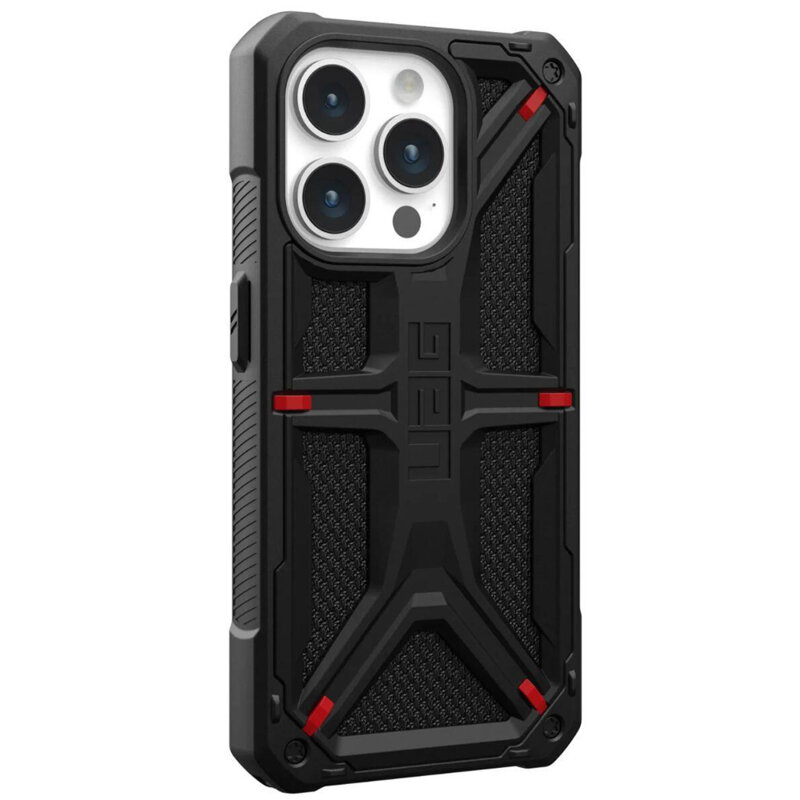 Husa iPhone 15 Pro Max UAG Monarch, Kevlar Black