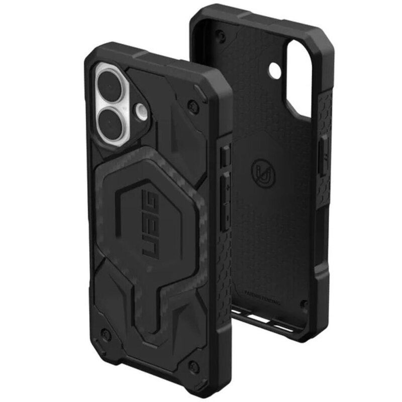 Husa iPhone 16 UAG Monarch, Carbon Fiber