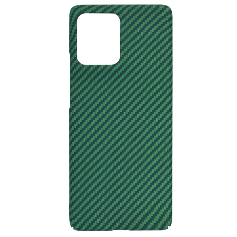 Husa Motorola Edge 50 Techsuit Carbonite FiberShell, verde