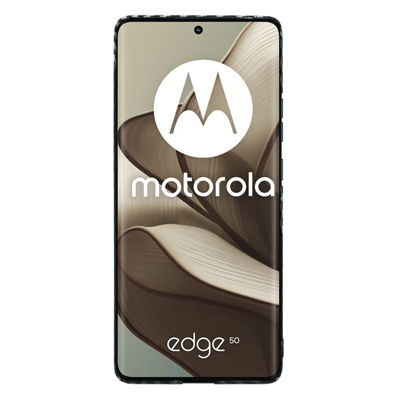 Husa Motorola Edge 50 Techsuit Carbonite FiberShell, gri