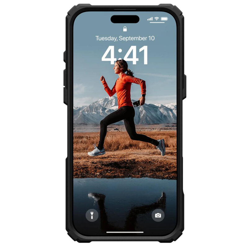 Husa iPhone 16 UAG Plasma XTE MagSafe, Black / Orange