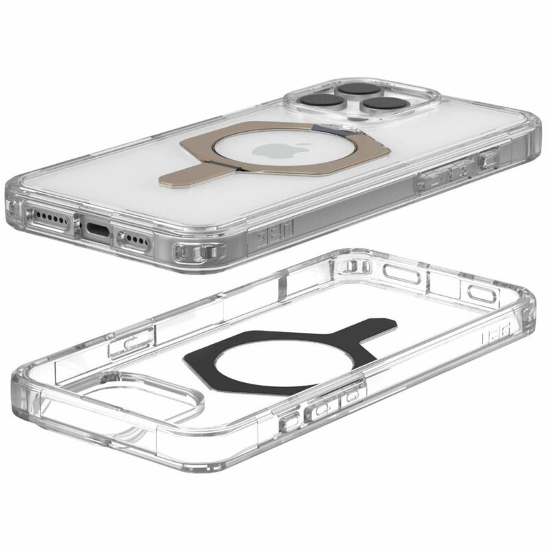 Husa iPhone 16 Pro UAG Plyo XTE MagSafe, Clear Titanium