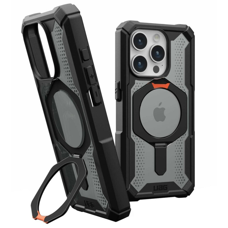 Husa iPhone 15 Pro UAG Plasma XTE MagSafe, Black / Orange