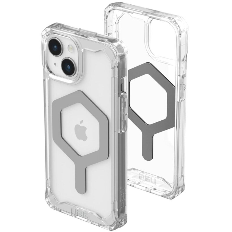 Husa iPhone 15 UAG Plyo MagSafe, Ice Silver