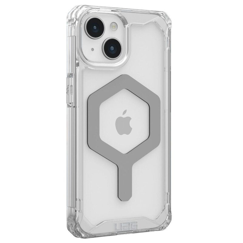 Husa iPhone 15 UAG Plyo MagSafe, Ice Silver