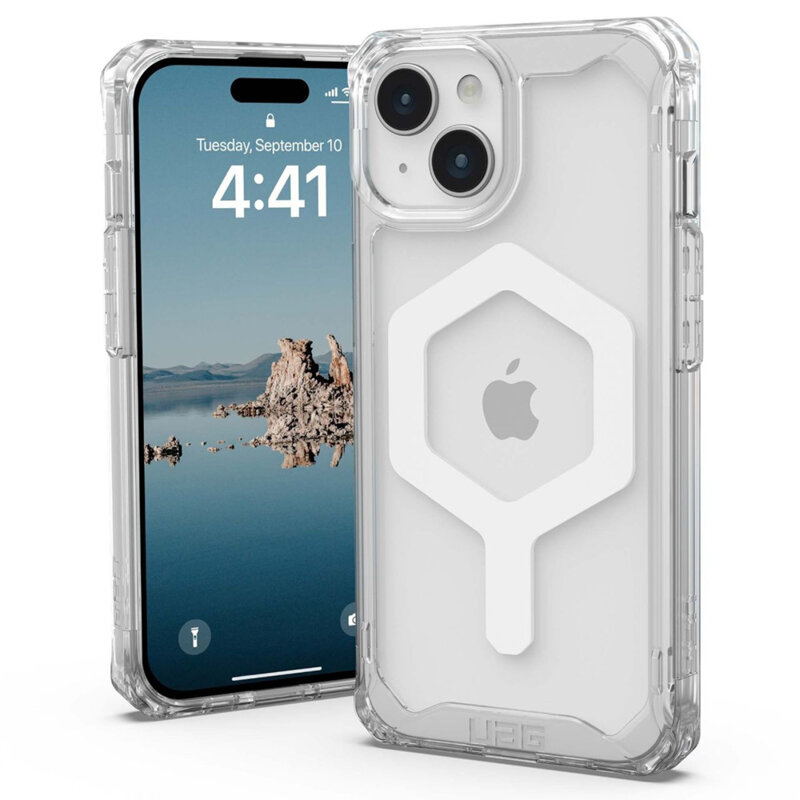 Husa iPhone 15 Plus UAG Plyo MagSafe, Ice Silver