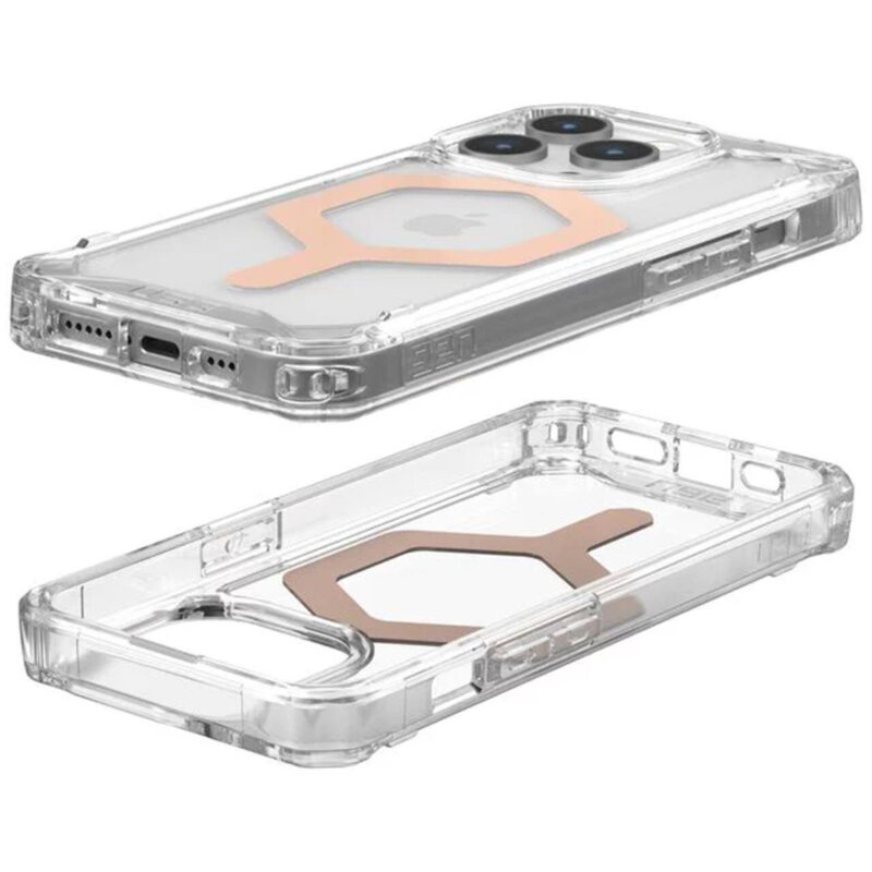 Husa iPhone 15 Pro UAG Plyo MagSafe, Ice Rose Gold