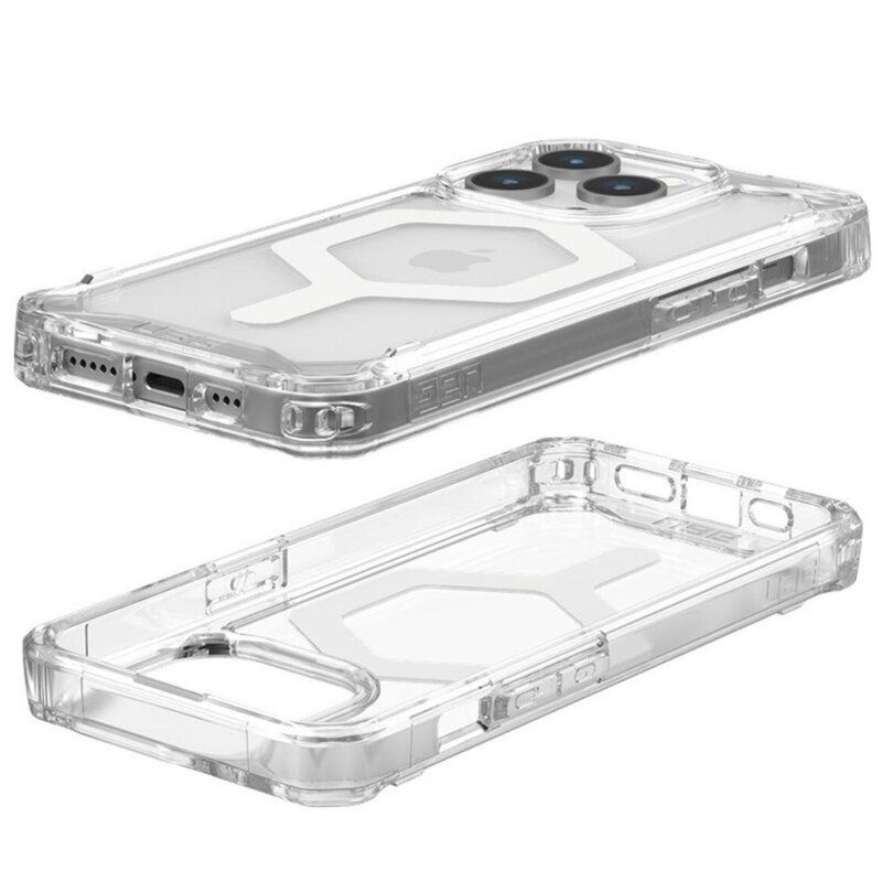 Husa iPhone 15 Pro UAG Plyo MagSafe, Ice White
