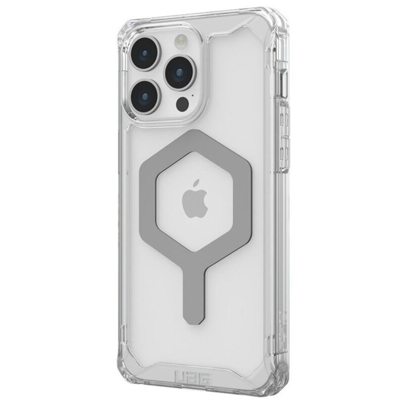 Husa iPhone 15 Pro Max UAG Plyo MagSafe, Ice Silver