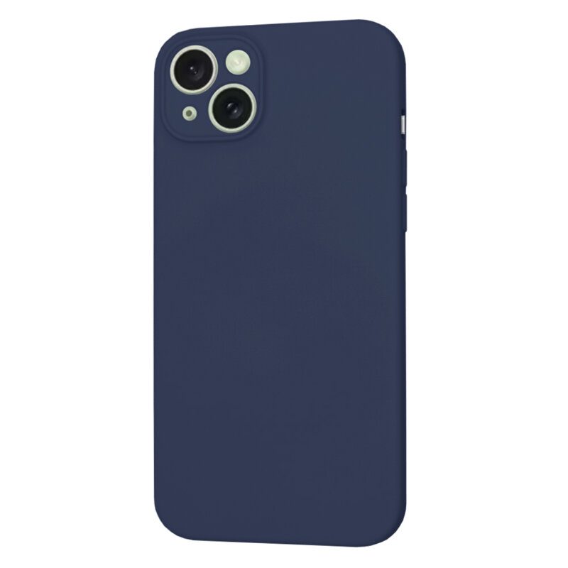 Husa silicon iPhone 15 Plus Techsuit SoftFlex MagSafe, bleumarin