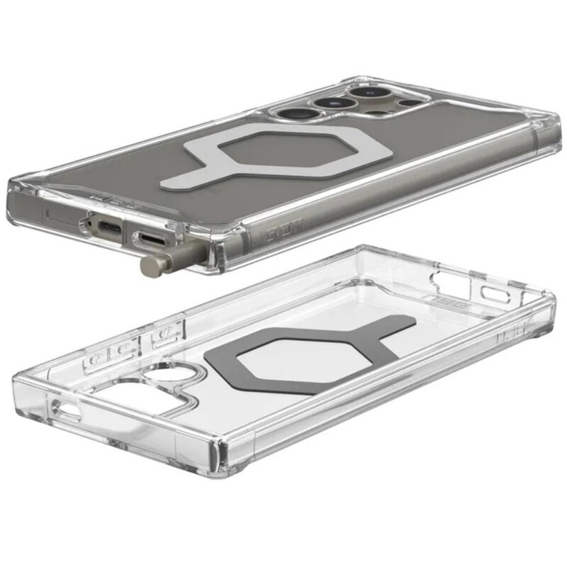 Husa Samsung Galaxy S24 Ultra UAG Plyo MagSafe, Ice Silver