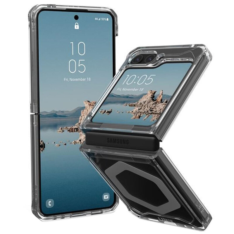 Husa Samsung Galaxy Z Flip5 UAG Plyo Pro MagSafe, Ice Silver