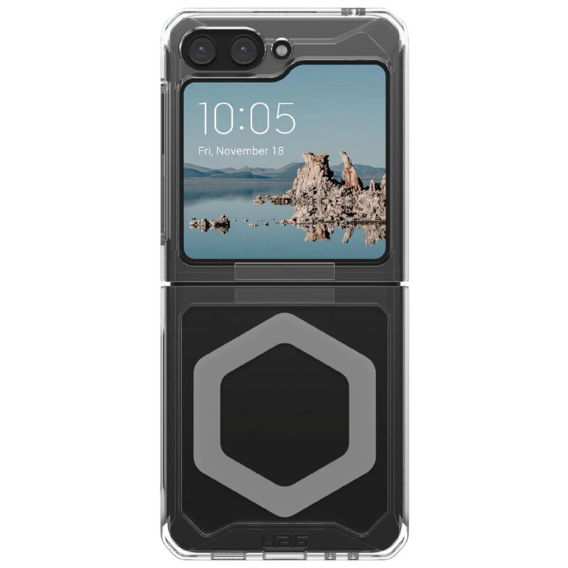 Husa Samsung Galaxy Z Flip5 UAG Plyo Pro MagSafe, Ice Silver