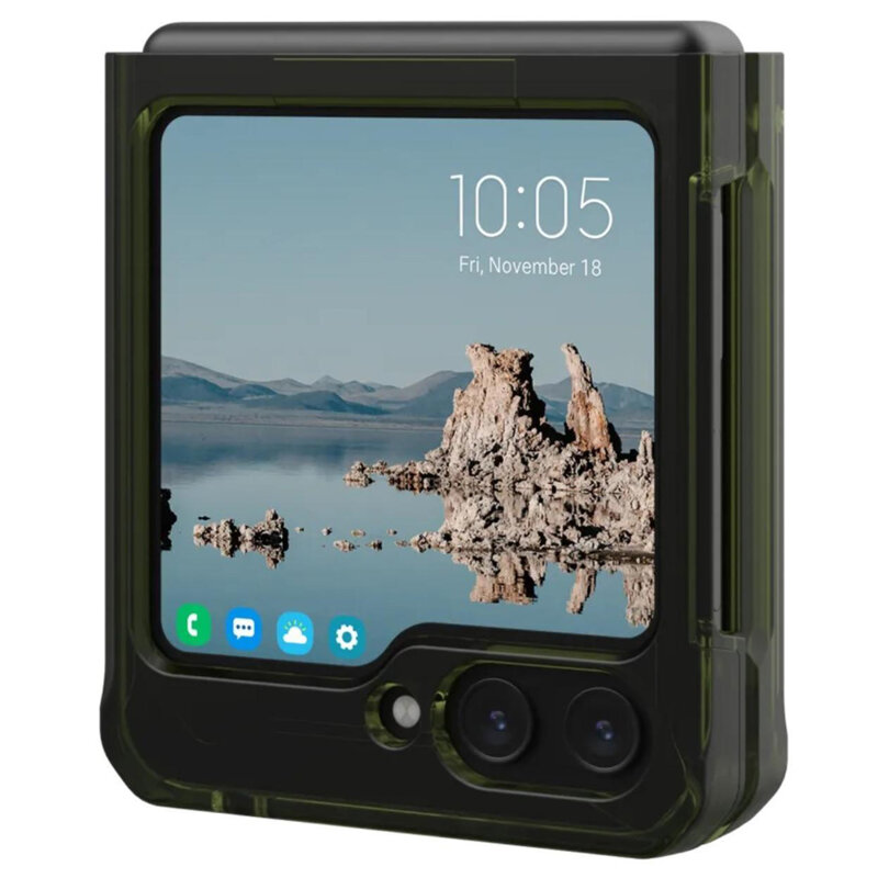 Husa Samsung Galaxy Z Flip5 UAG Plyo Pro MagSafe, Olive / Space Grey