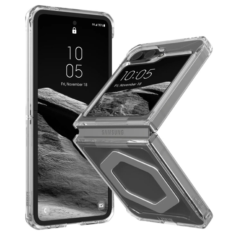 Husa Samsung Galaxy Z Flip6 UAG Plyo MagSafe, Ice Silver