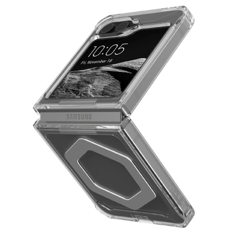 Husa Samsung Galaxy Z Flip6 UAG Plyo MagSafe, Ice Silver