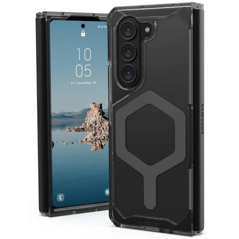 Husa Samsung Galaxy Z Fold5 UAG Plyo Pro MagSafe, Ash / Space Grey