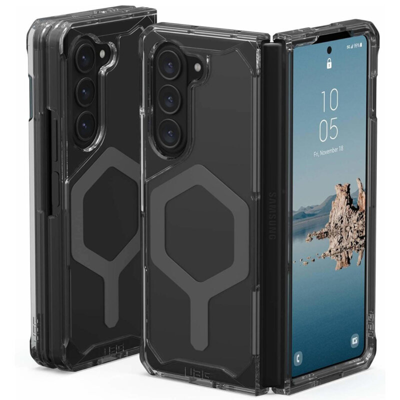 Husa Samsung Galaxy Z Fold5 UAG Plyo Pro MagSafe, Ash / Space Grey