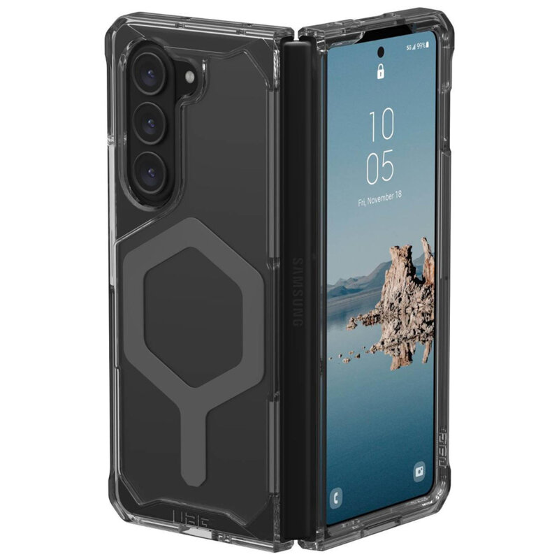 Husa Samsung Galaxy Z Fold5 UAG Plyo Pro MagSafe, Ash / Space Grey