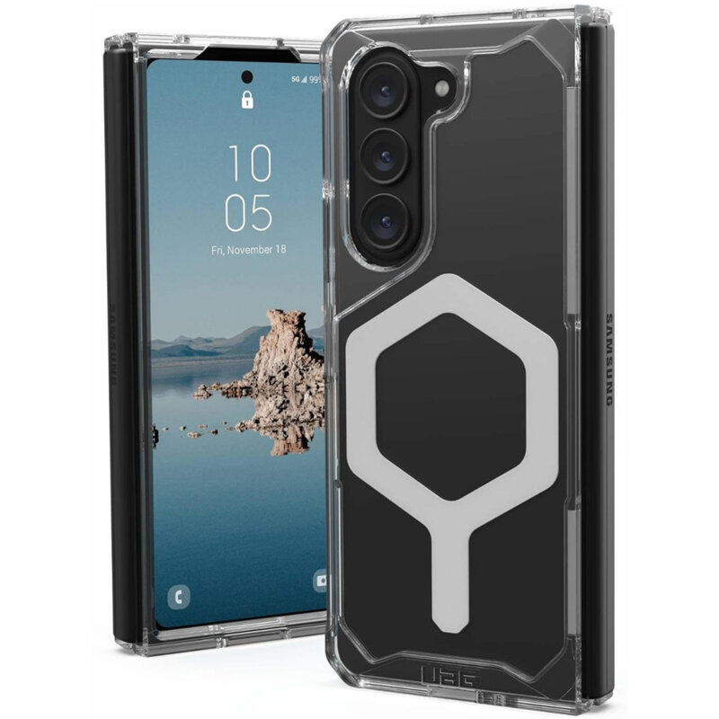 Husa Samsung Galaxy Z Fold5 UAG Plyo Pro MagSafe, Ice Silver