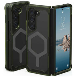 Husa Samsung Galaxy Z Fold5 UAG Plyo Pro MagSafe, Olive / Space Grey