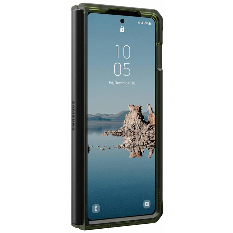 Husa Samsung Galaxy Z Fold5 UAG Plyo Pro MagSafe, Olive / Space Grey