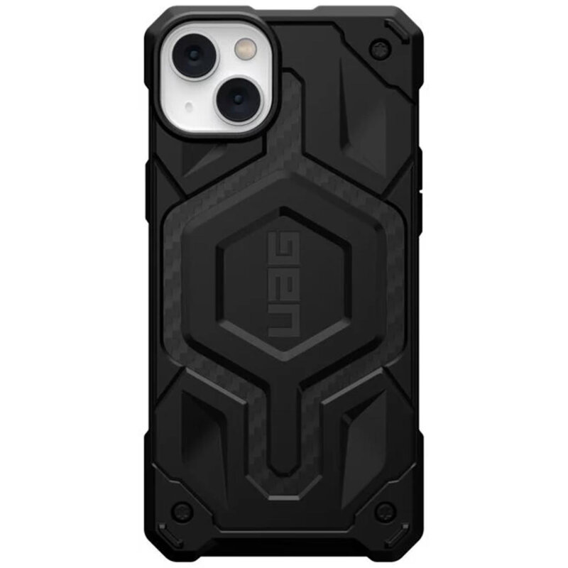 Husa iPhone 14 Plus UAG Monarch Pro MagSafe, Carbon Fiber