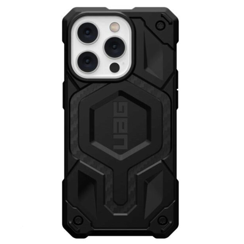 Husa iPhone 14 Pro UAG Monarch Pro MagSafe, Carbon Fiber