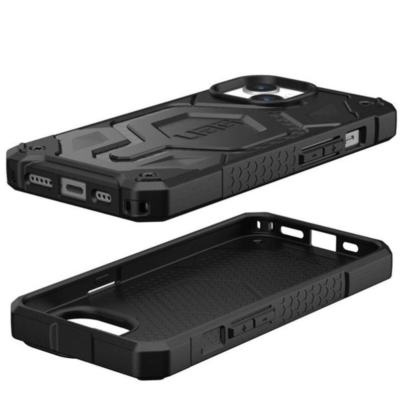 Husa iPhone 15 Plus UAG Monarch Pro MagSafe, Carbon Fiber