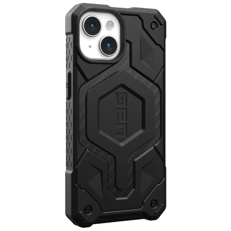 Husa iPhone 15 Plus UAG Monarch Pro MagSafe, Carbon Fiber