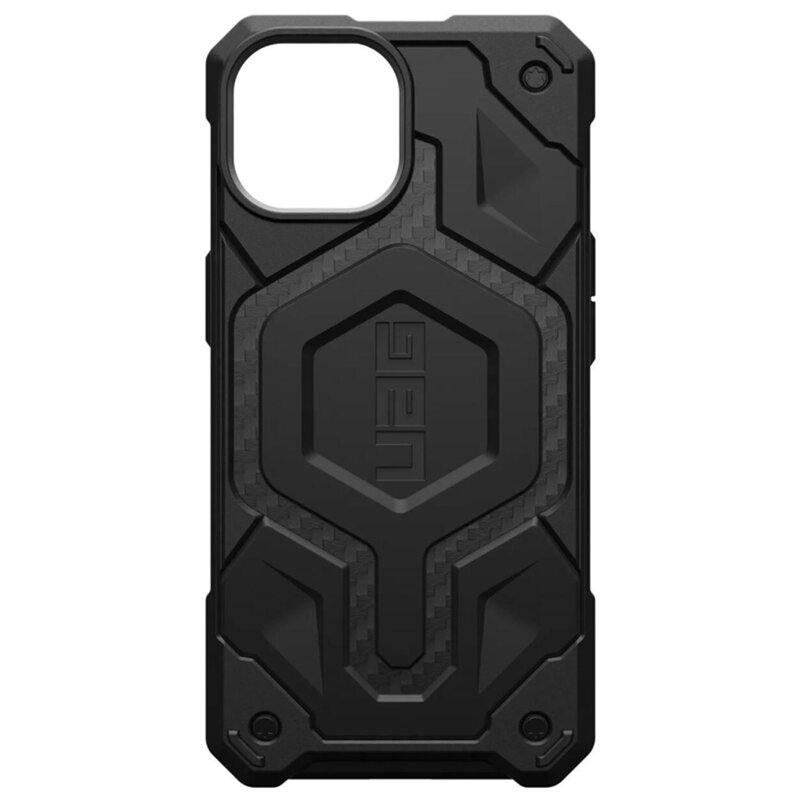 Husa iPhone 15 Plus UAG Monarch Pro MagSafe, Carbon Fiber