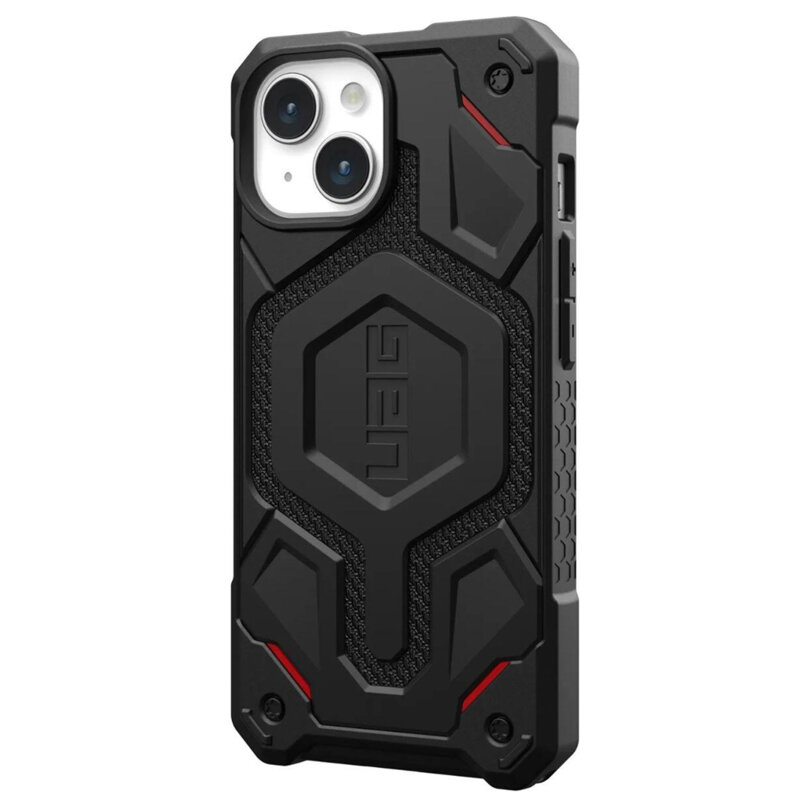 Husa iPhone 15 Plus UAG Monarch Pro MagSafe, Kevlar Black