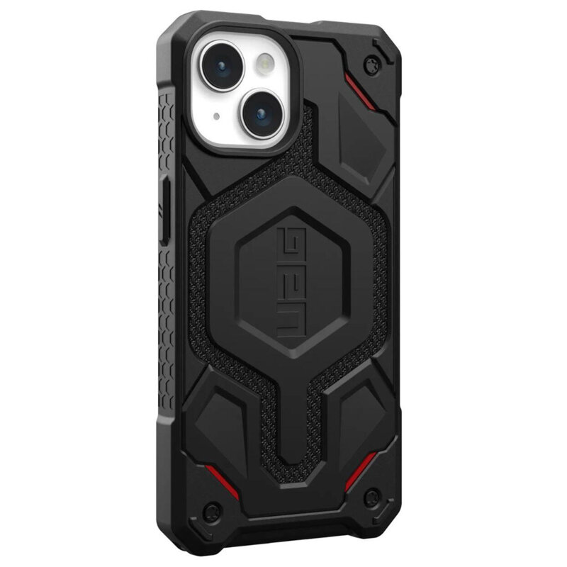 Husa iPhone 15 Plus UAG Monarch Pro MagSafe, Kevlar Black