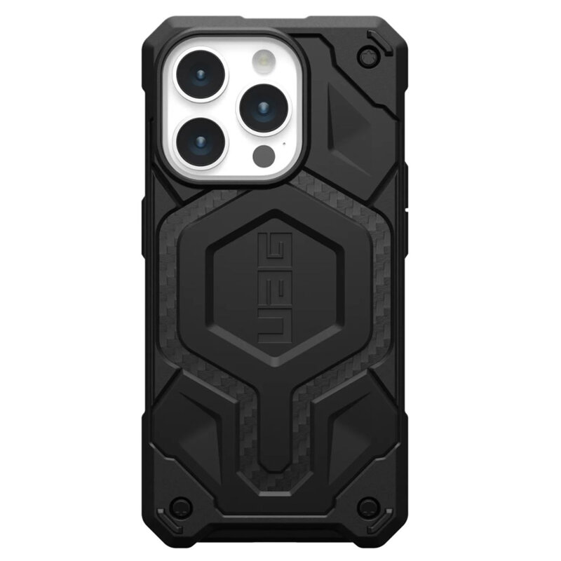 Husa iPhone 15 Pro Max UAG Monarch Pro MagSafe, Carbon Fiber