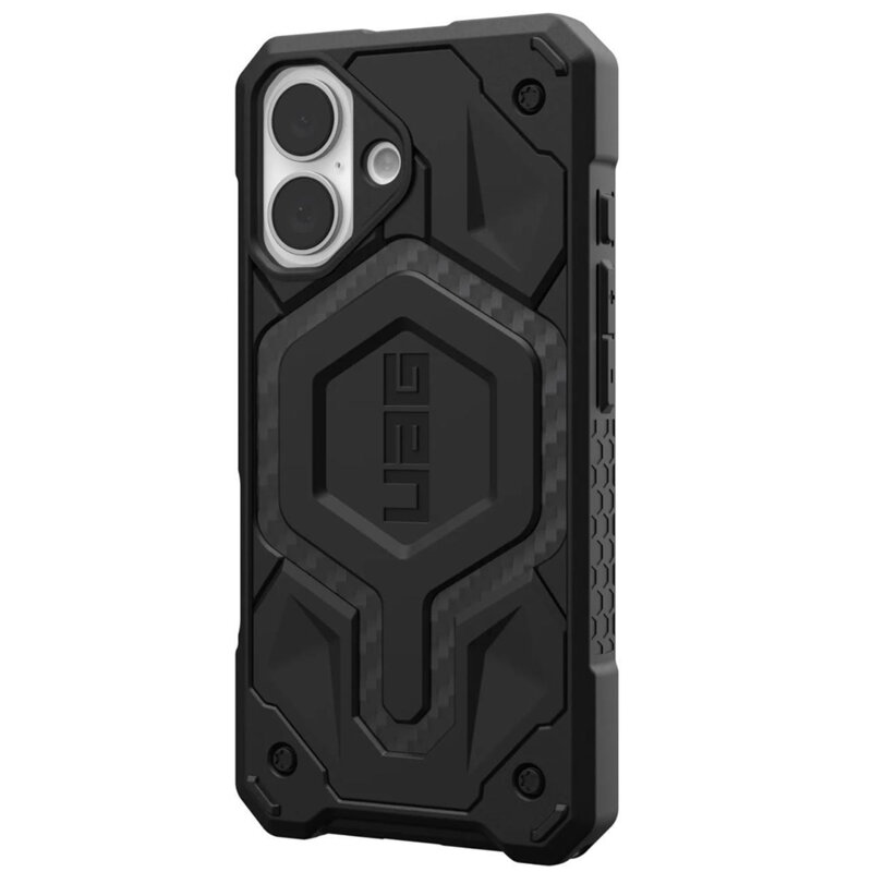 Husa iPhone 16 UAG Monarch Pro MagSafe, Carbon Fiber