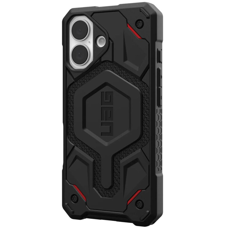 Husa iPhone 16 UAG Monarch Pro MagSafe, Kevlar Black