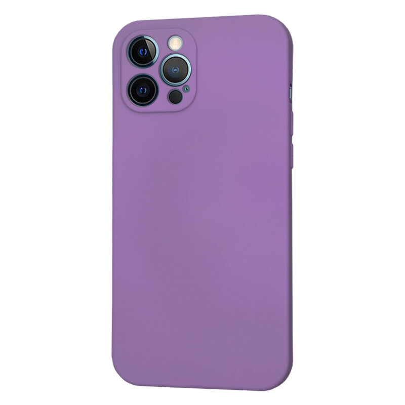 Husa silicon iPhone 12 Pro Max Techsuit SoftFlex MagSafe, mov
