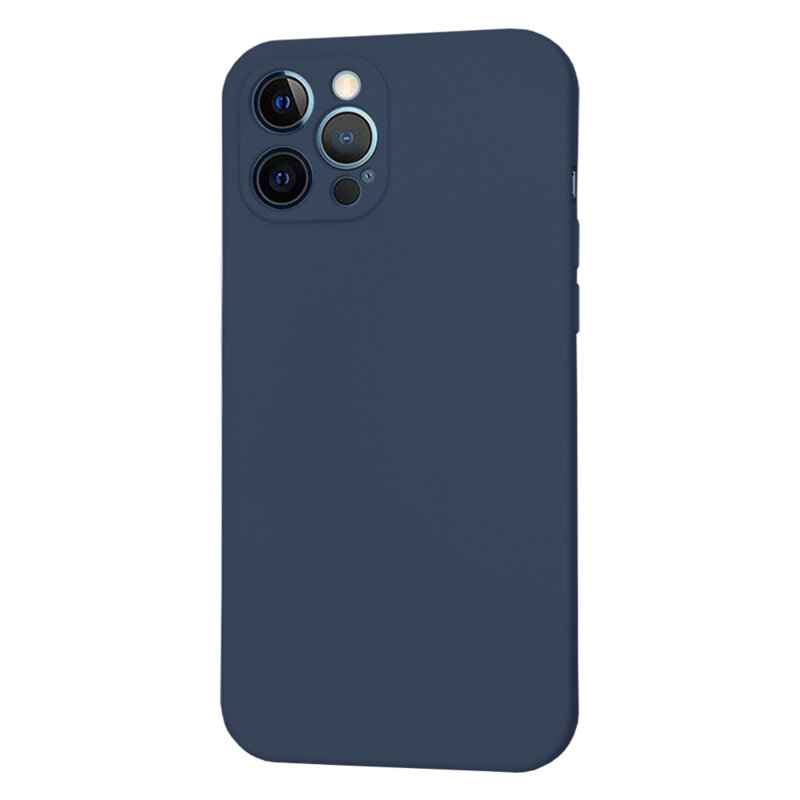 Husa silicon iPhone 12 Pro Max Techsuit SoftFlex MagSafe, bleumarin