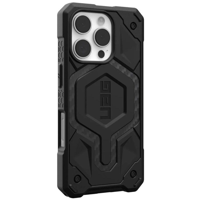 Husa iPhone 16 Pro UAG Monarch Pro MagSafe, Carbon Fiber