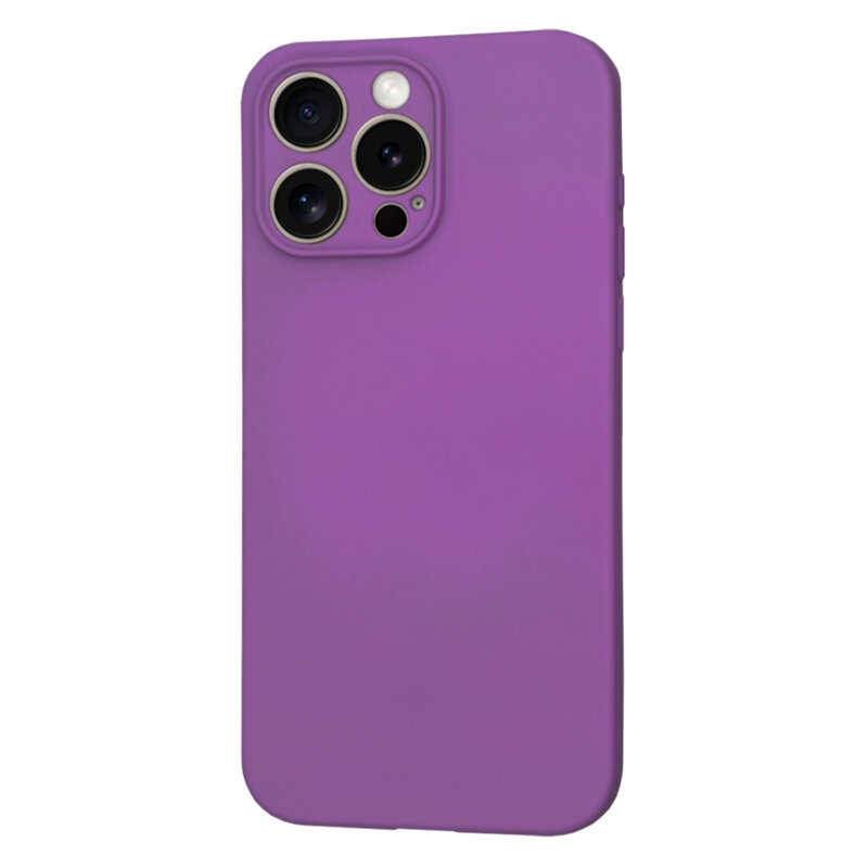 Husa silicon iPhone 15 Pro Max Techsuit SoftFlex MagSafe, mov