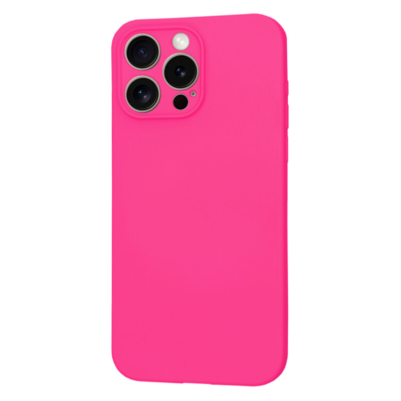Husa silicon iPhone 15 Pro Max Techsuit SoftFlex MagSafe, fucsia