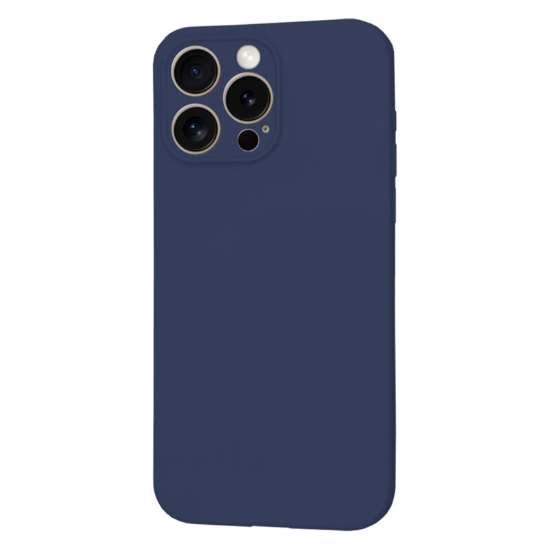 Husa silicon iPhone 15 Pro Max Techsuit SoftFlex MagSafe, bleumarin