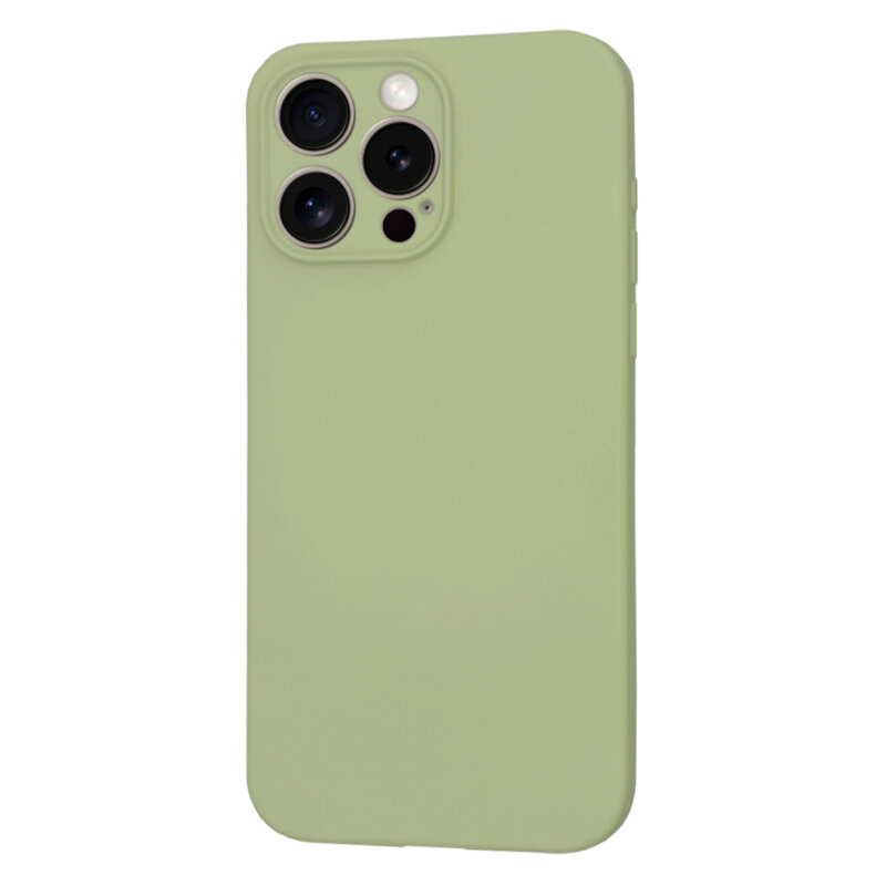 Husa silicon iPhone 15 Pro Max Techsuit SoftFlex MagSafe, verde