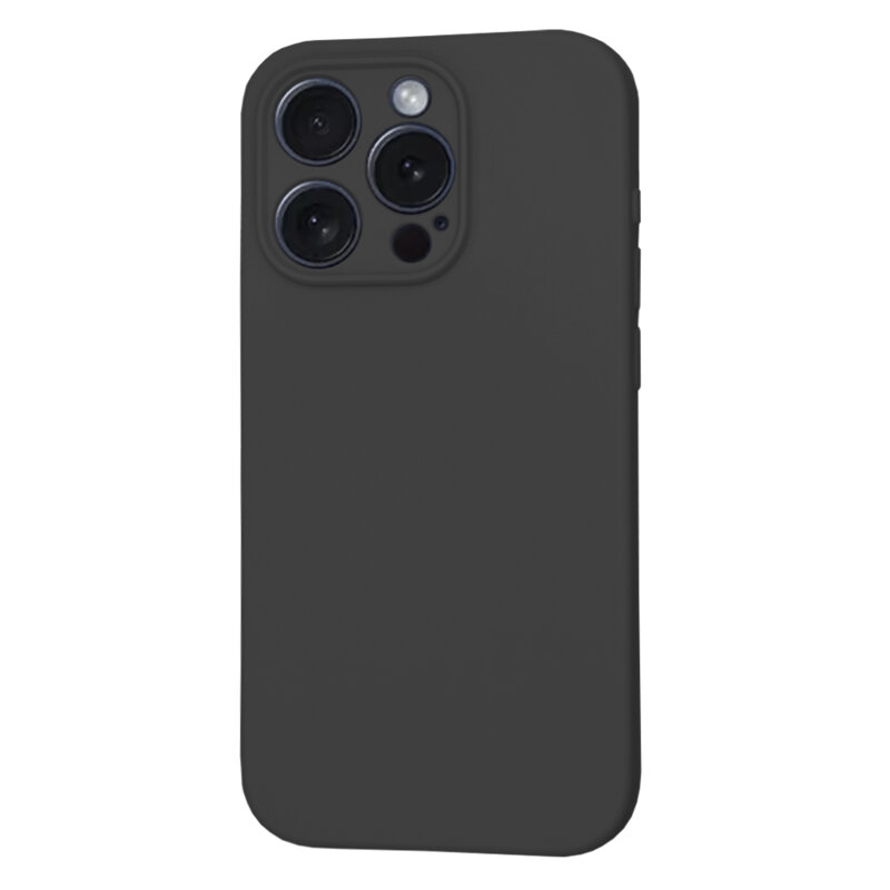 Husa silicon iPhone 15 Pro Techsuit SoftFlex MagSafe, negru