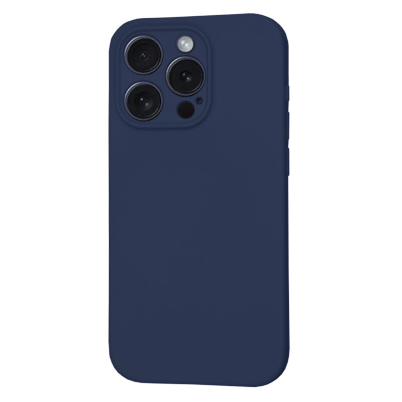 Husa silicon iPhone 15 Pro Techsuit SoftFlex MagSafe, bleumarin