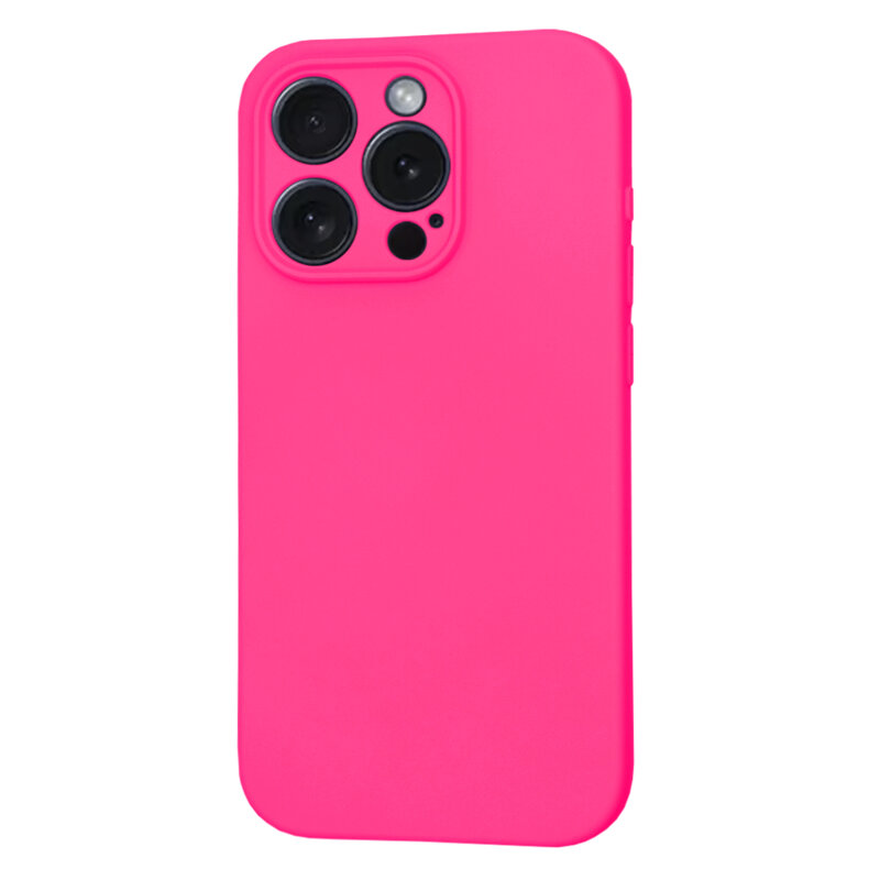 Husa silicon iPhone 15 Pro Techsuit SoftFlex MagSafe, fucsia