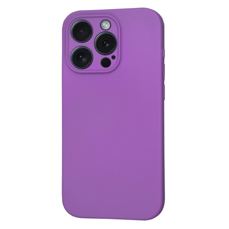 Husa silicon iPhone 15 Pro Techsuit SoftFlex MagSafe, mov