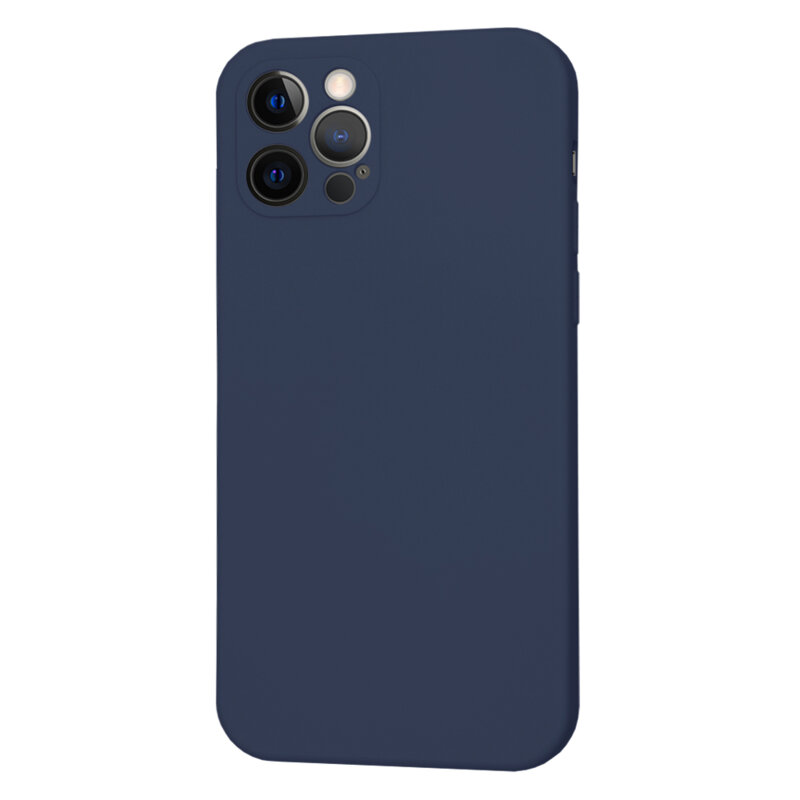 Husa silicon iPhone 12 Pro Techsuit SoftFlex MagSafe, bleumarin
